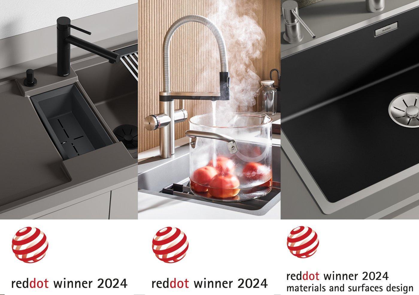 Tri ocenenia Red Dot Product Design Awards pre BLANCO